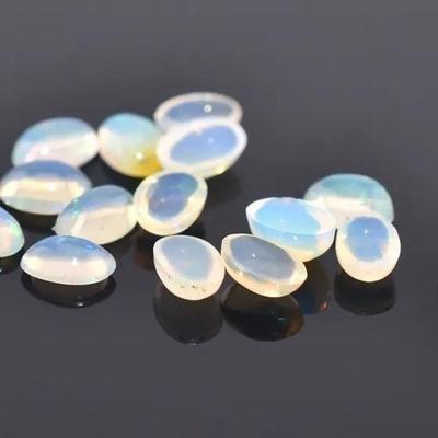 5.5 TCW Natural Unheated Oval Fire Opal Cabochon Parcel