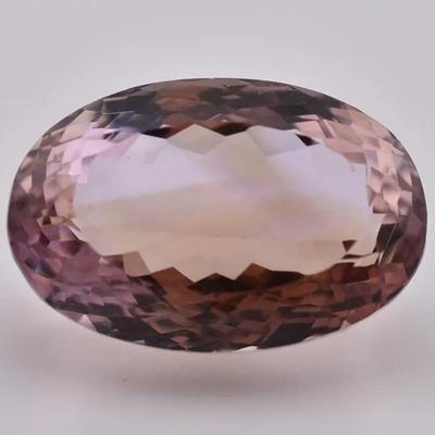 37.7 Carat Natural Unheated Oval Ametrine