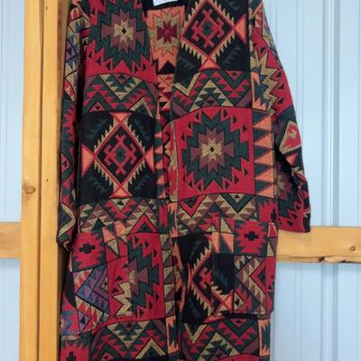 Vintage Woolrich Wool Blanket Coat Size Large