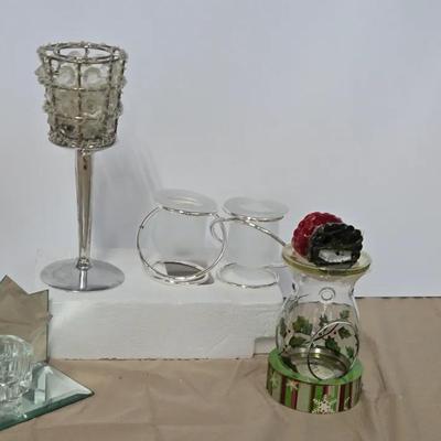 Candle Holders And Candles 