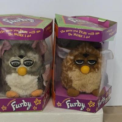 2 Vintage  Furby Dolls