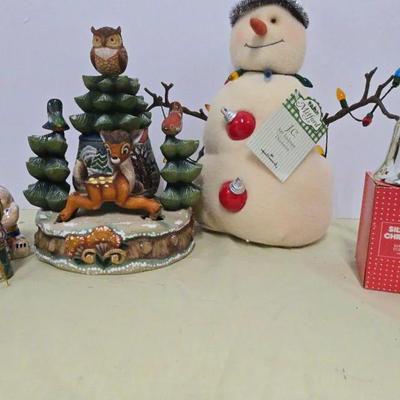 A Collection of vintage Christmas Decorations.