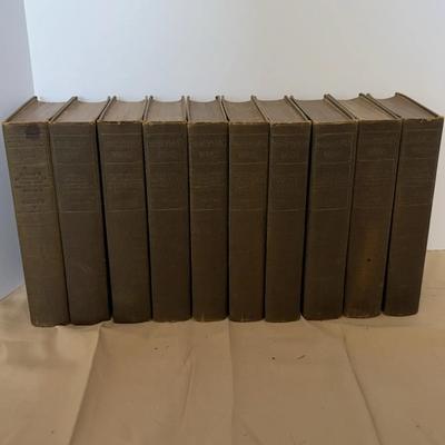 Vintage 10 Books From The Shakespeare Works Collection