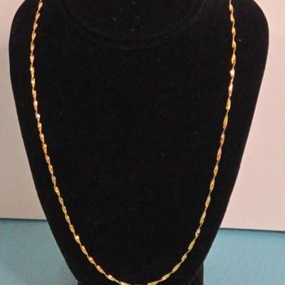 14K Yellow Gold Women's Necklace 