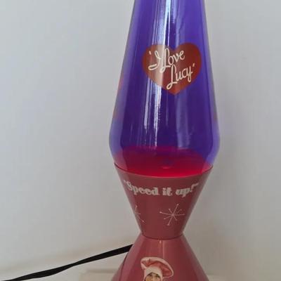 I Love Lucy" Themed Lava Lamp.\n