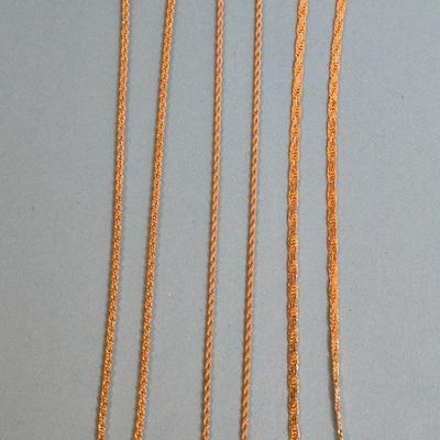 A Lot Of Gold Tone Men's Necklaces