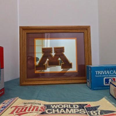  collection of Minnesota Twins baseball memorabilia
