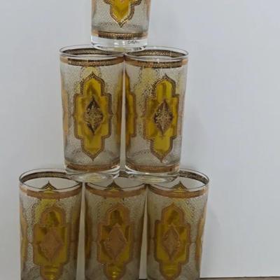 Highly Collectible Vintage Culver Antiqua Highball Tumblers