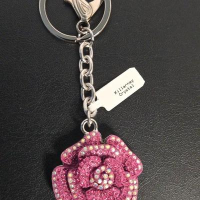 Irish Killarney Crystal Keychain