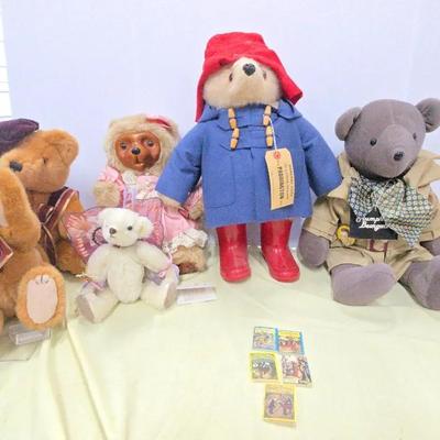 Boyds Bears collection of 6 rare collectible teddy bears.