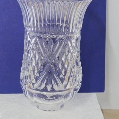 Vintage Lead Crystal Glass Hurricane Globe.
