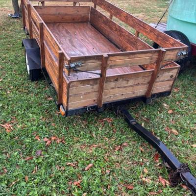 Sale Photo Thumbnail #21: Wooden Trailer