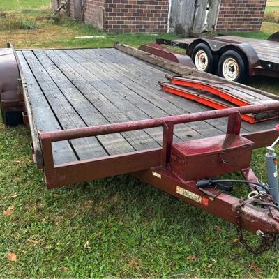 Sale Photo Thumbnail #2: 16 Ft. Flatbed Trailer