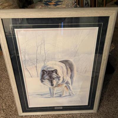 Sale Photo Thumbnail #16: White WOlf Print