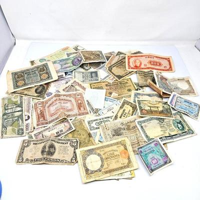  - Large Lot of Foreign Paper Currency
