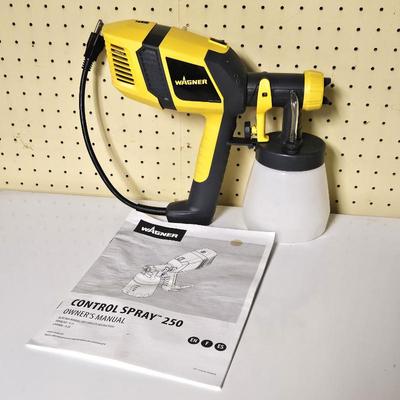 Wagner Control Spray 250 HVLP Paint Stain Sprayer with Manual – Electric Handheld