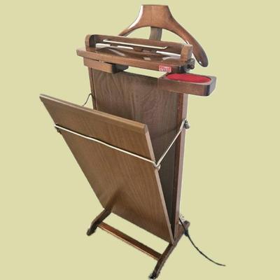  Italian Vintage Men’s Caddy- Electric Trouser Press- Gentlemen’s Valet by Reguitti