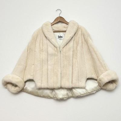 Cream Mink Cape