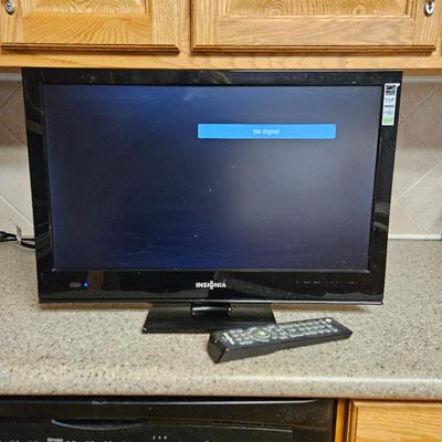  Insignia 22" TV on Stand with Original Remote Control - Works Great, 2010 Model w/ Three HDMI Ports