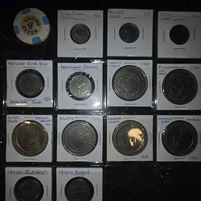 14 Casino Tokens