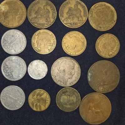 16 Coins Foreign Currency Mixed Lot