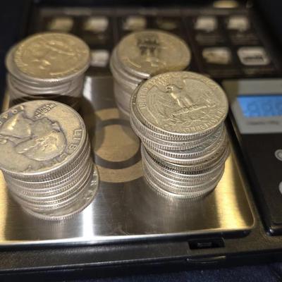 10 Ozt SILVER 1964 And Older Quarters