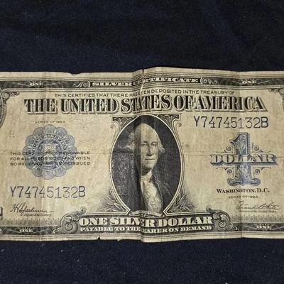 1923 $1 Silver Certificate Horse Blanket