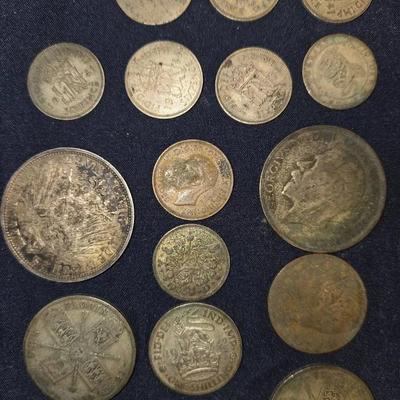 15 Coins Foreign Currency Mixed Lot