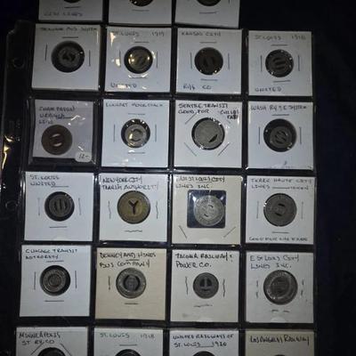 Transit Coin Tokens Mixed Lot