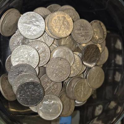 10 Ozt SILVER 1964 And Older Dimes
