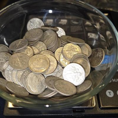 10 Ozt SILVER 1964 And Older Dimes
