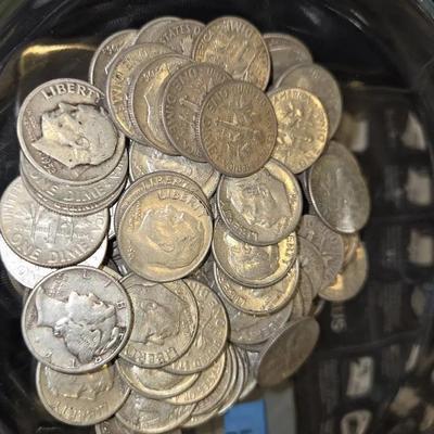 10 Ozt SILVER 1964 And Older Dimes