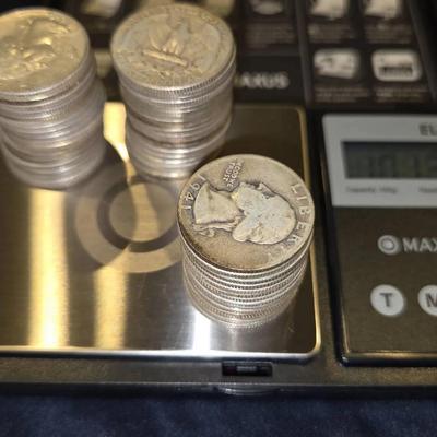 10 Ozt SILVER 1964 And Older Quarters