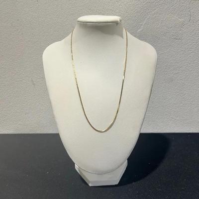 Marked 14K 585 Yellow Gold Chain