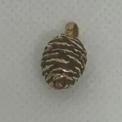 14K Pinecone Pendant
