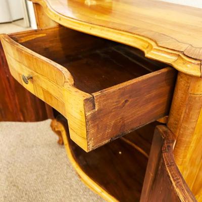 Italian Olive Tree Inlay Commode 