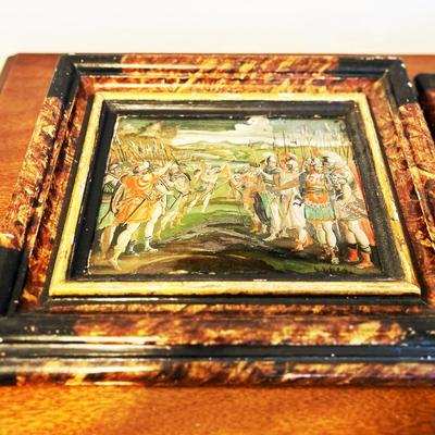 Reverse Painted  on Glass (European School) 