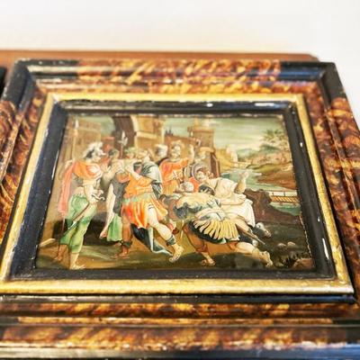 Reverse Painted  on Glass (European School)