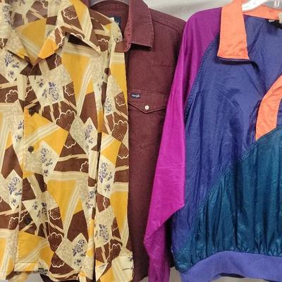 Vintage Men's Shirts Including Nike Flight Pullover 