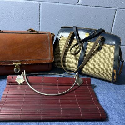 Vintage John Romain Leather Handbags