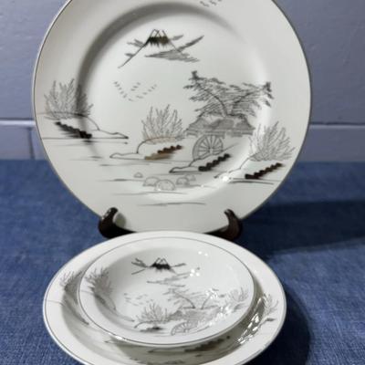 Kutani China - Handpainted In Japan