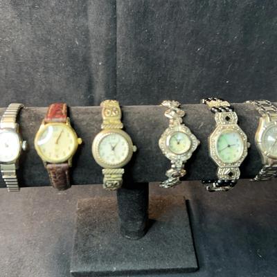 10K Gold Bulova watch with Diamonds
