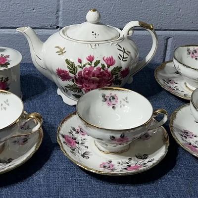 Queen Ann Fine Bone China Tea Set 