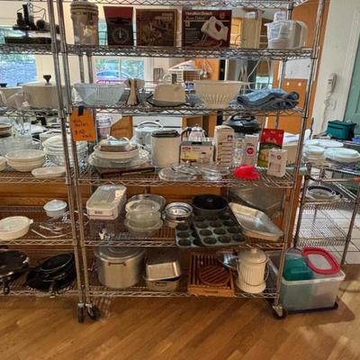 Sale Photo Thumbnail #131: Wire shelves are also for sale. 