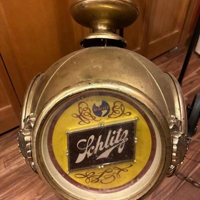 Vintage Schlitz sign