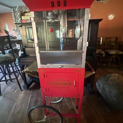 Vintage popcorn machine