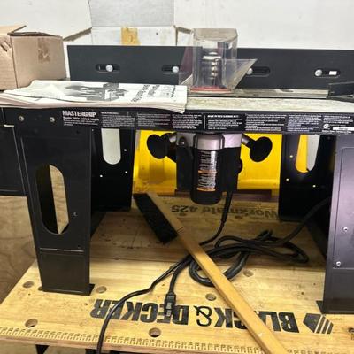 Mastergrip Plunge Router & Benchtop Router Table