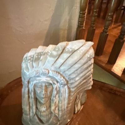 Native American - Alabaster sculpture