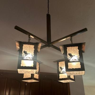Metal art - ceiling light fixtures