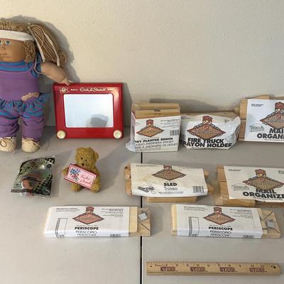 Kids Lot - Cabbage Patch, Etch-A-Sketch, meal toys & Home Depot Projects 